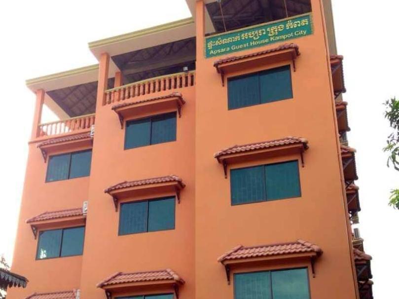 Apsara Guest House Kampot City Exterior foto